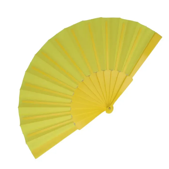 Hand fan plastic  polyester - LT90522 (N0041)